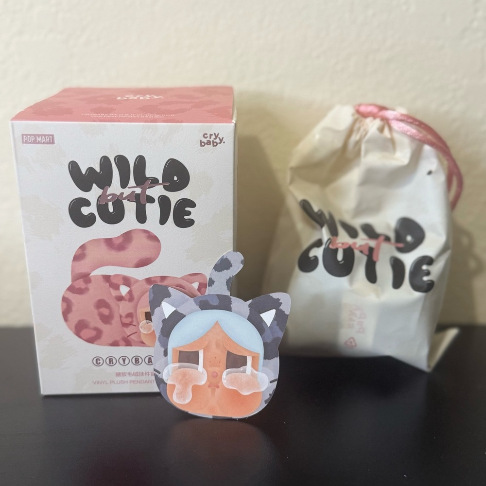 Pop Mart Cry Baby Wild But Cutie Vinyl Plush - DENIM CUTIE‎